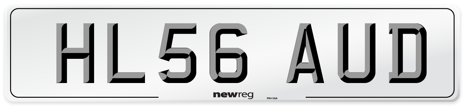 HL56 AUD Number Plate from New Reg